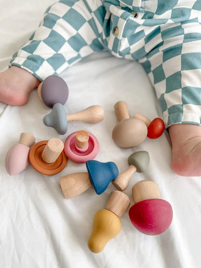 Mushroom Mix & Match Toy – 24pc | LYTL®️