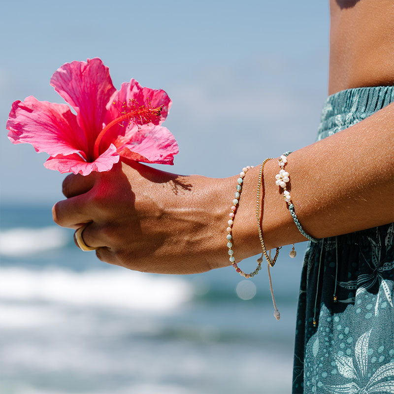 Good Fortune & Inspiration 3mm Metal Accent Bracelet