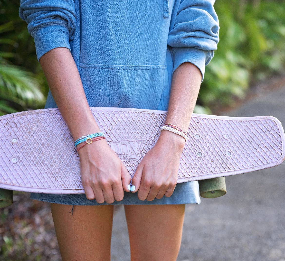 "Live" Hair Tie Bracelet Set