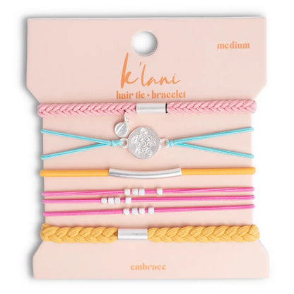 "Embrace" Hair Tie Bracelet Set