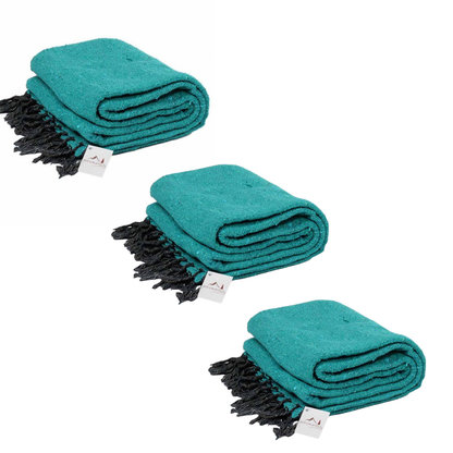Solid Teal Green Baja Blanket | BULK SAVINGS