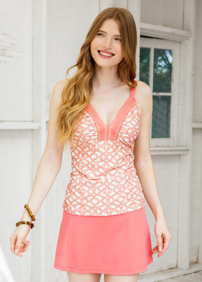 Coral Classic Swim Skirt
