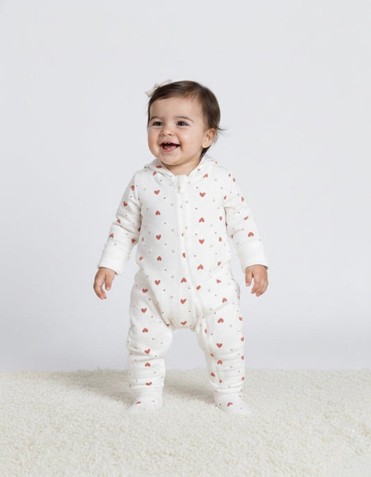 Sweetheart Hooded Onesie
