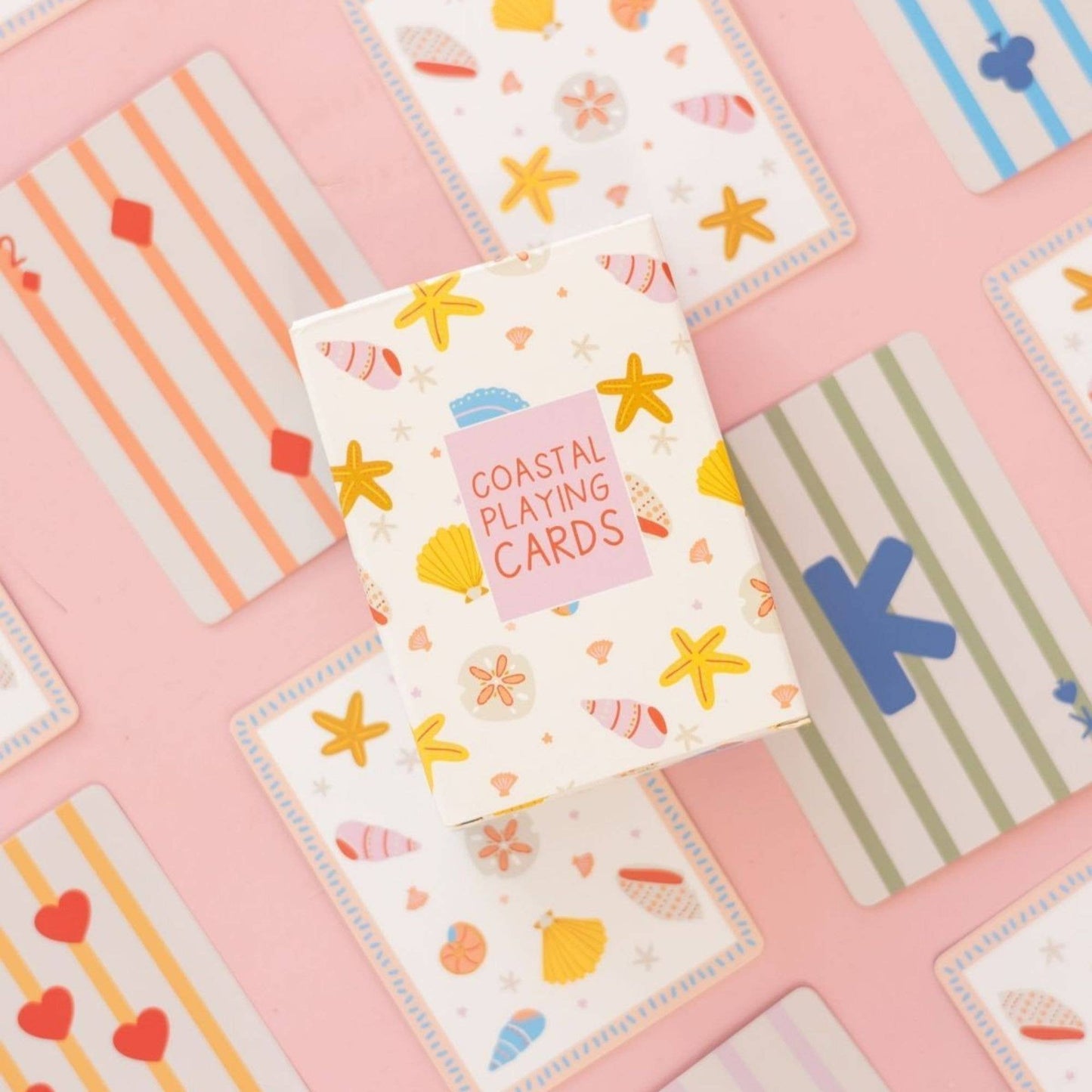 "COMING SOON" Coastal Seashells Deck of Playing Cards