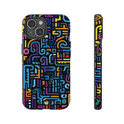 NEON GLYPHS | Tough Phone Case