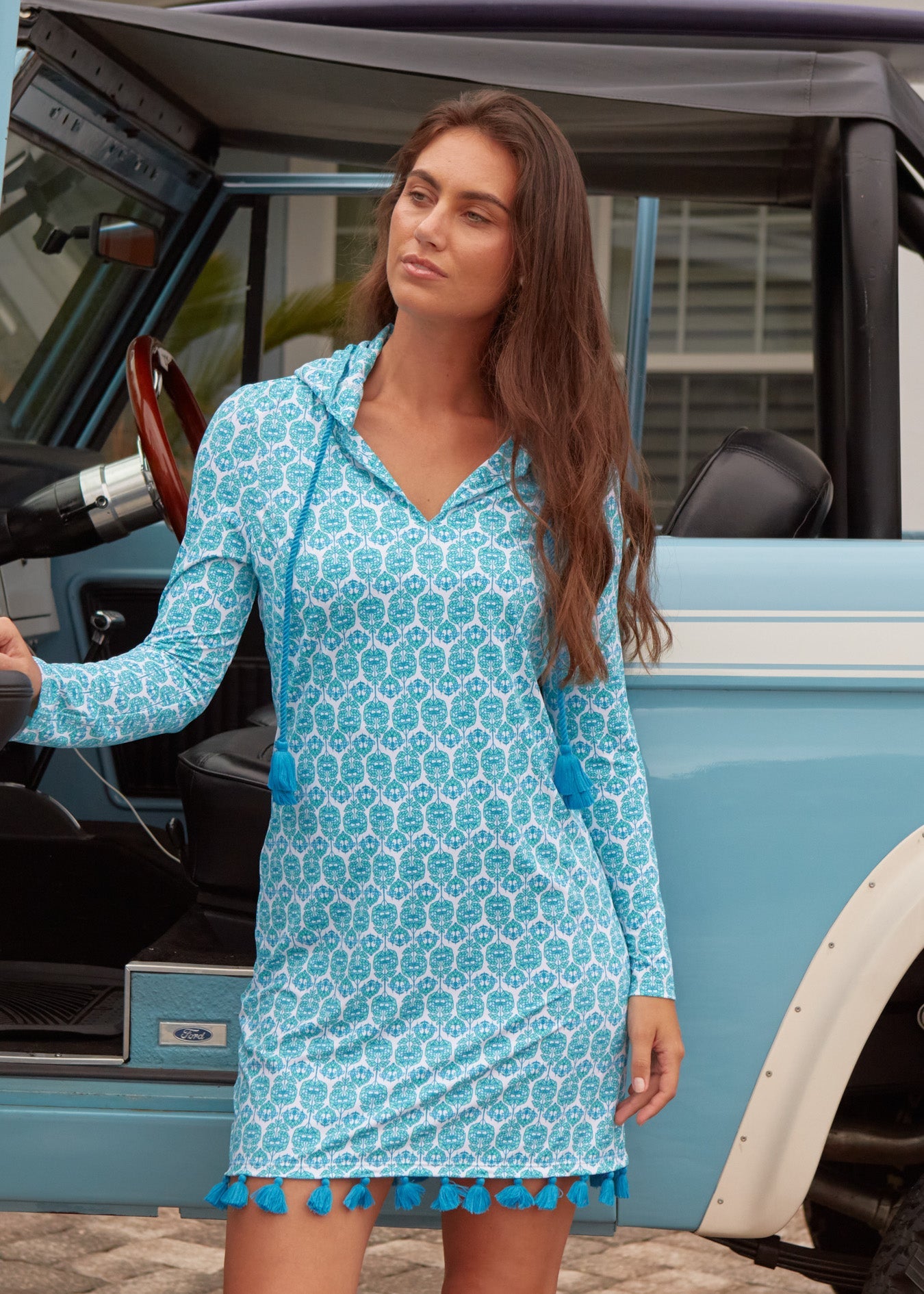 Rosemary Beach Hooded Cover Up