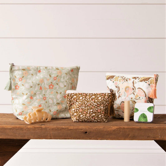 Floral Travel Bags Set