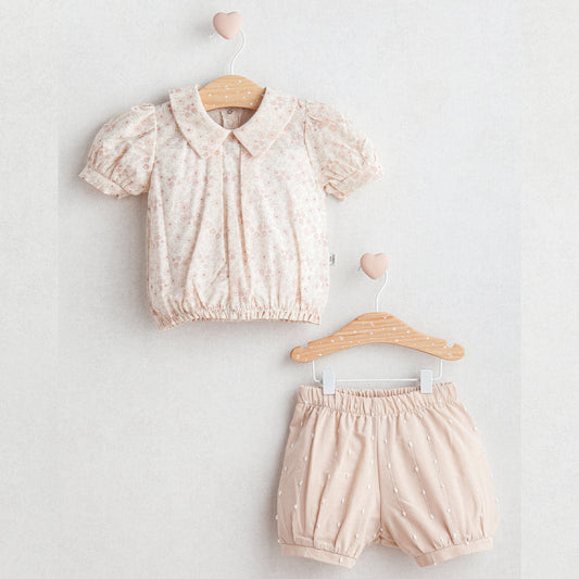 Blush Garden Top & Bloomer Set