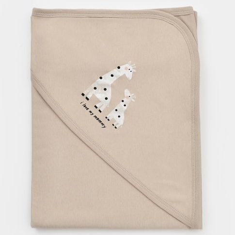 Giraffe Blanket 100% Organic Cotton