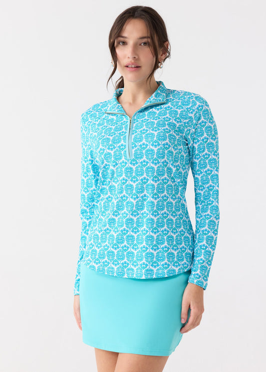 Rosemary Beach 1/4 Zip Sport Top
