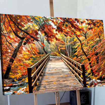 Crossing Autumn Wall Art