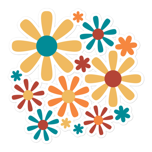 Groovy Bubble-Free Stickers