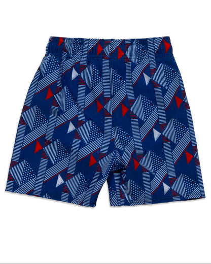 Patriotic Fish Boy Swim Trunks