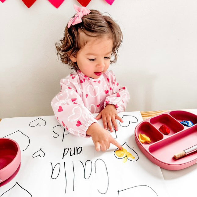 The Grayson Long Sleeve Bib - Limited Edition Love Struck