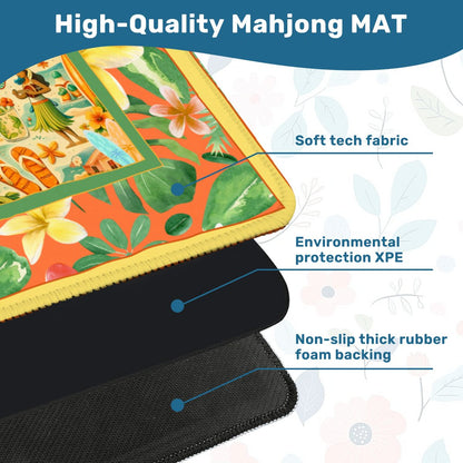 The Florida Keys Mini Travel Mahjong Mat
