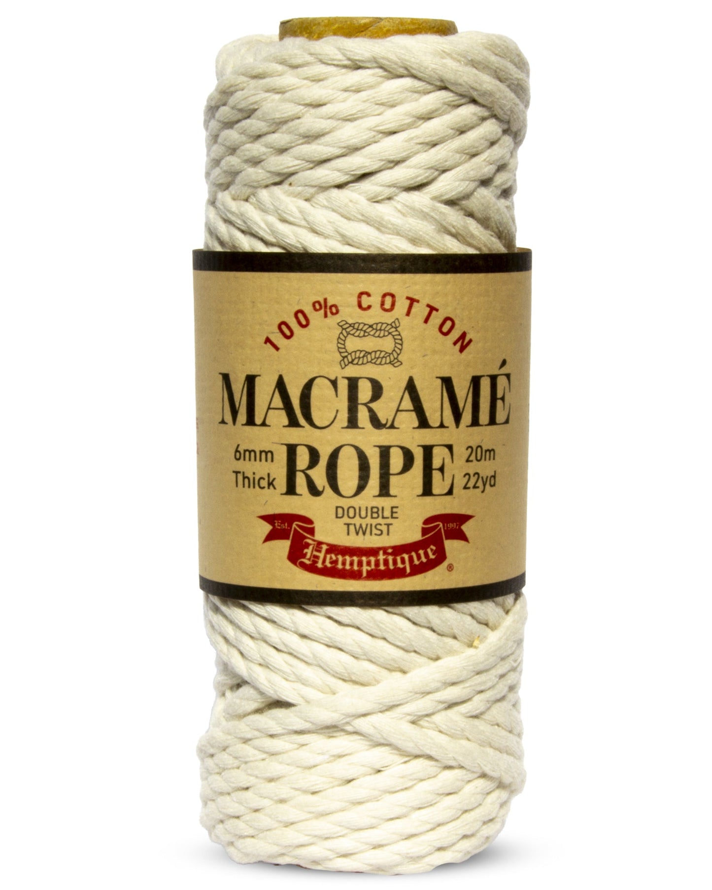 Double Twist Egyptian Cotton Macramé Rope