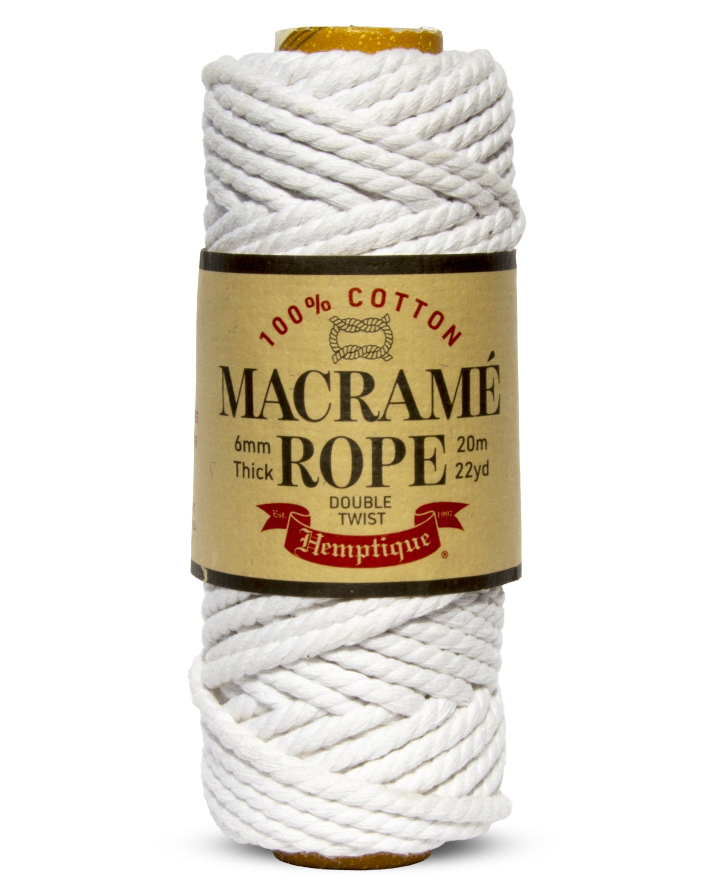 Double Twist Egyptian Cotton Macramé Rope