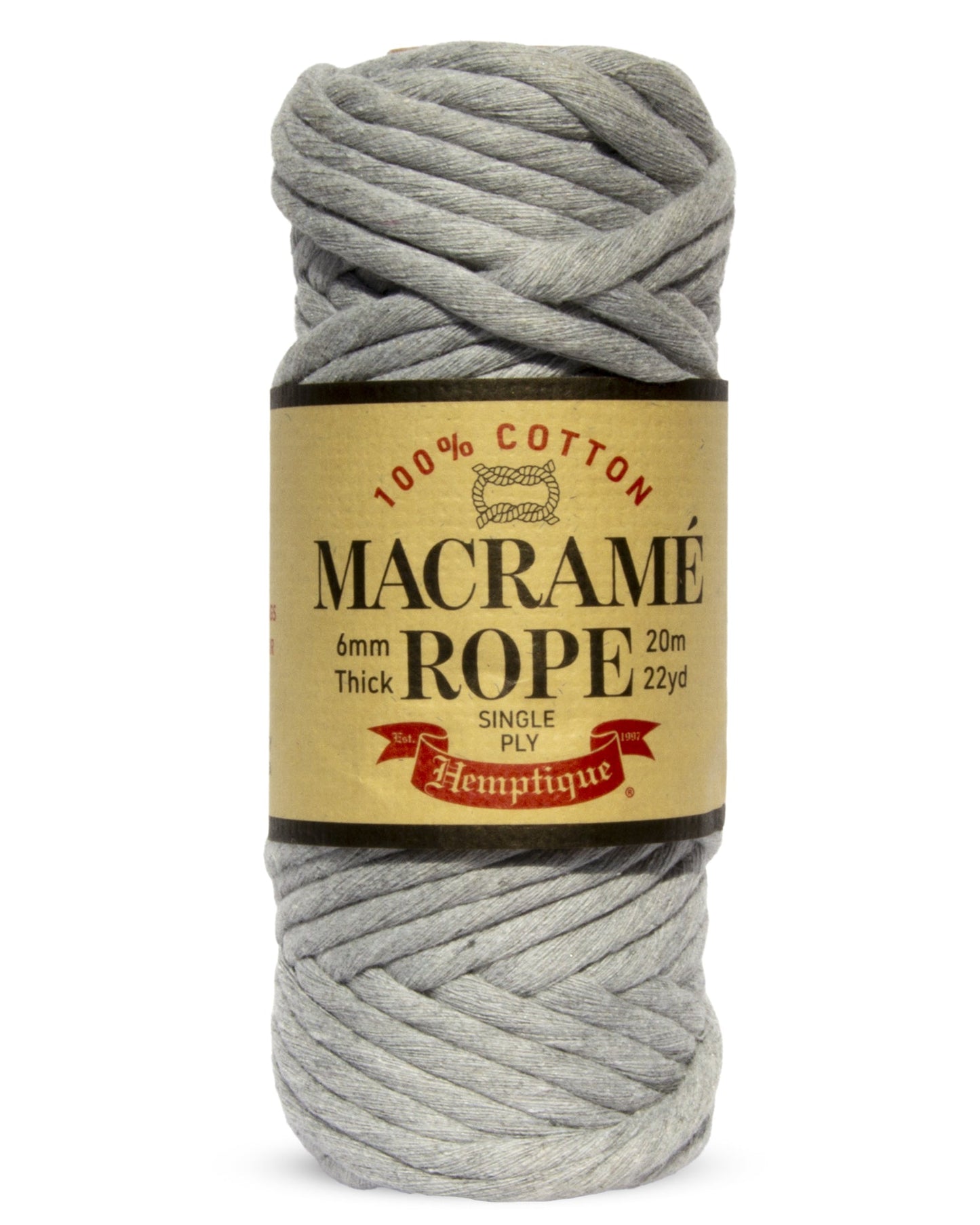 Single Ply Egyptian Cotton Macramé Rope