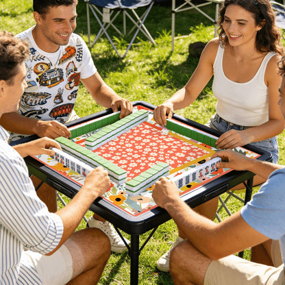 Mini Mahjong Mat Modern Floral Daisy
