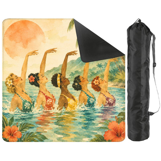 The Old World Nostalgic Tropicana Swim Club Mahjong Mat