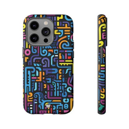 NEON GLYPHS | Tough Phone Case