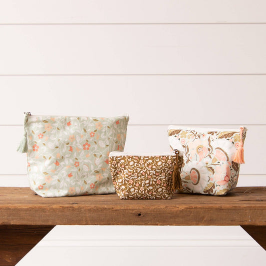Floral Travel Bags Set