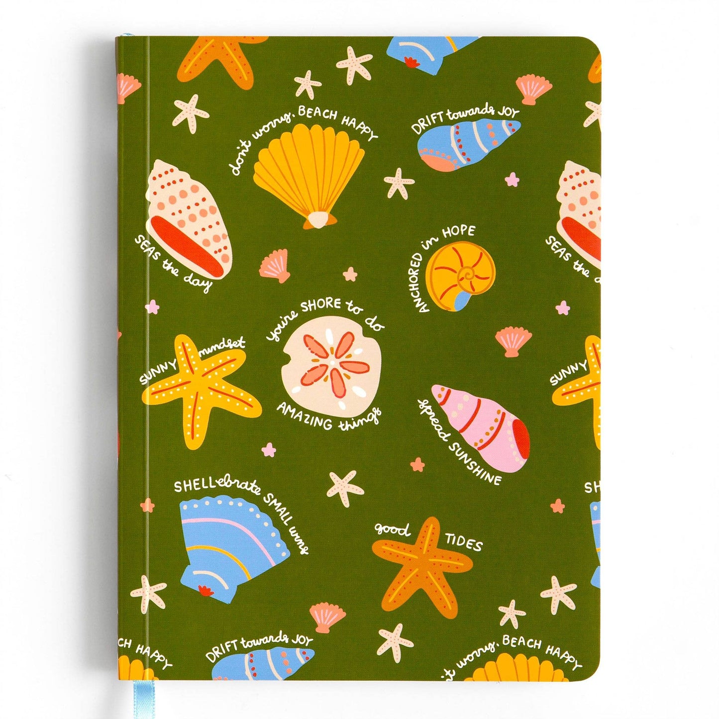 "COMING SOON" Seashell Affirmations Soft Flex Perfect Bound Journal
