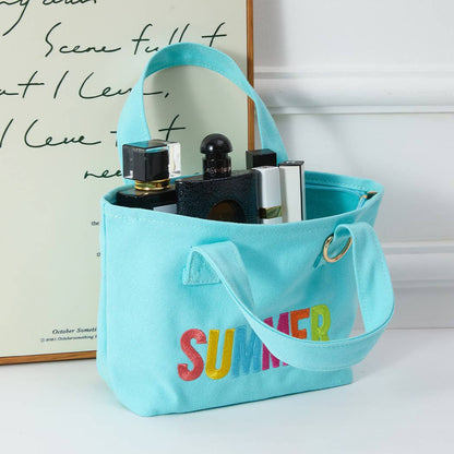 SUMMER Mini Tote With Key Ring Holder