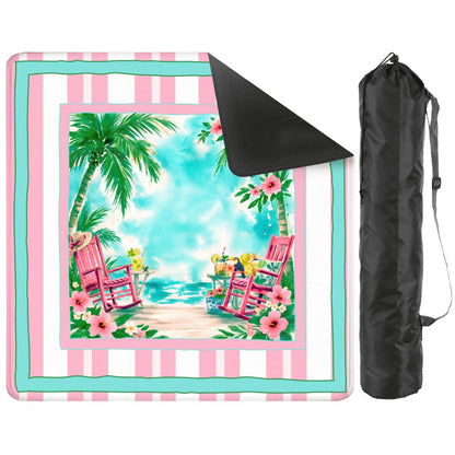 Southern Charm Beach House Mahjong Mat