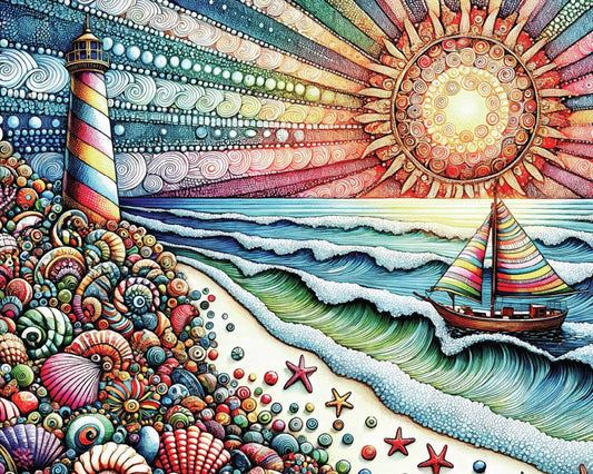"COMING SOON" Seashells by the Seashore 1000 piece puzzle