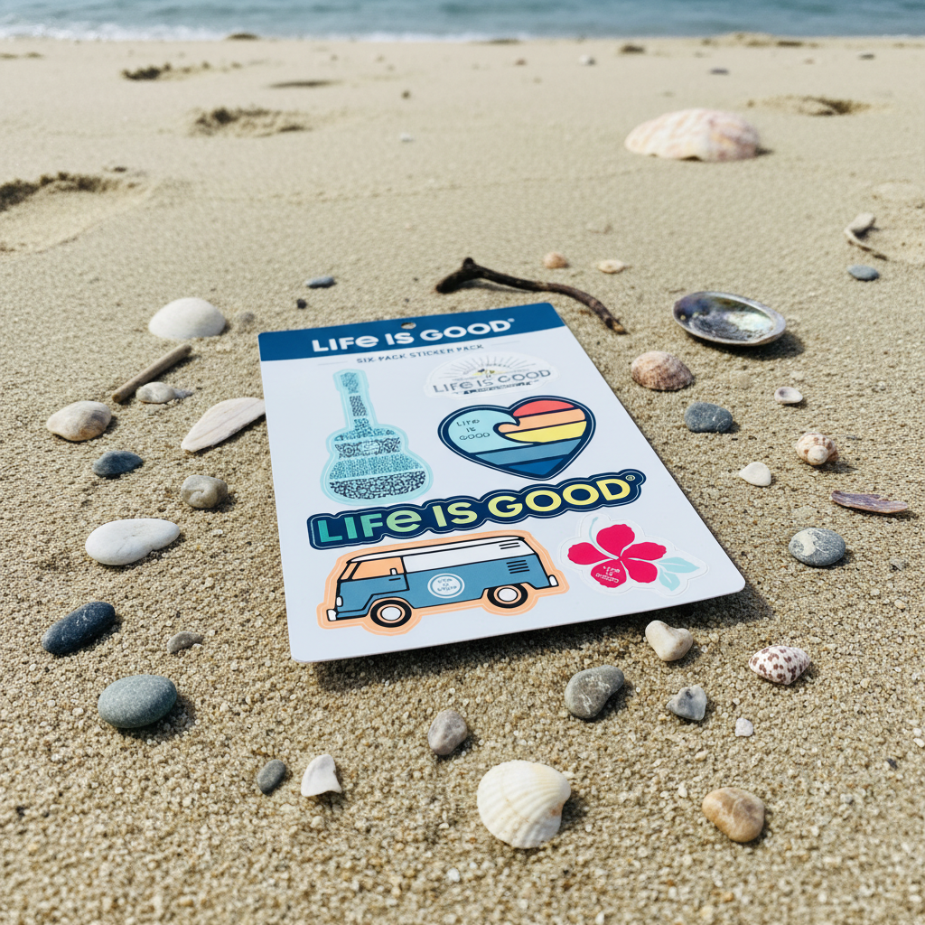 Beach 6 Sticker Pack