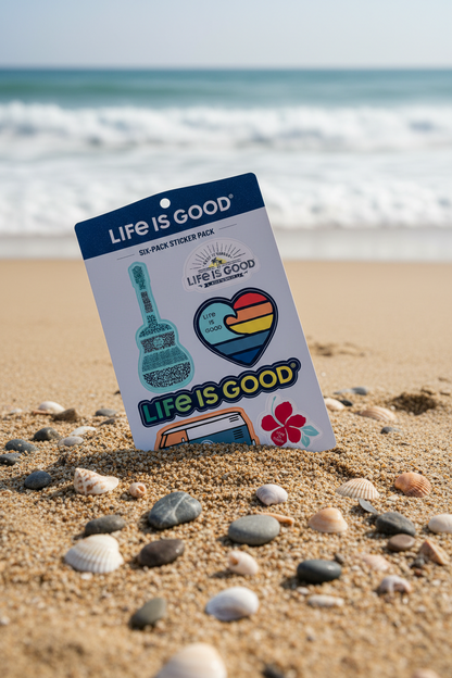 Beach 6 Sticker Pack