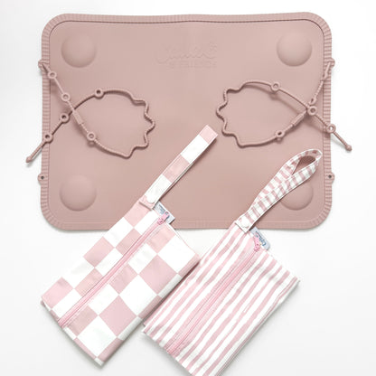 The Tidy Traveler - Solid Placemat Set