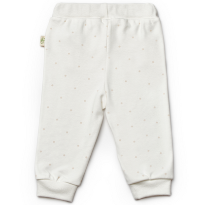 Ecru Polka Dot Pants Organic