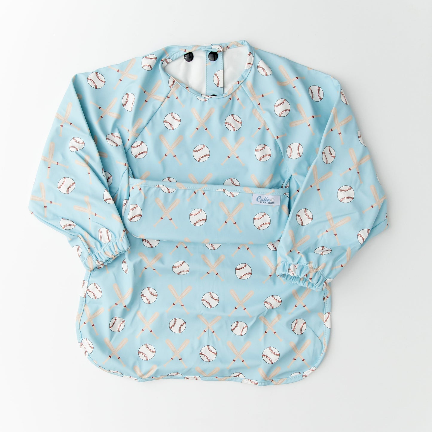 The Grayson Long Sleeve Bib - Baseball