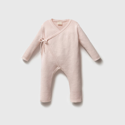 Knit Heirloom Organic Kimono-Pink