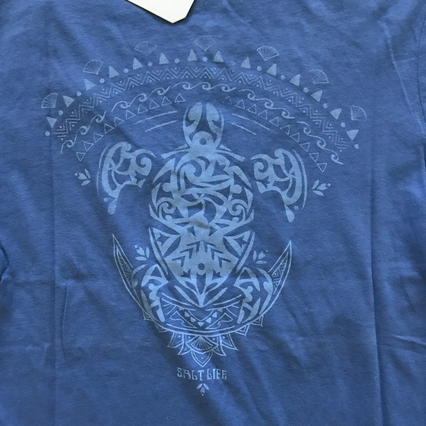 Turtle Moon Ladies V-neck Tee (M)