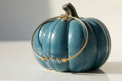 Denim Ombre Pumpkin Patch Medley Bangle Bracelet