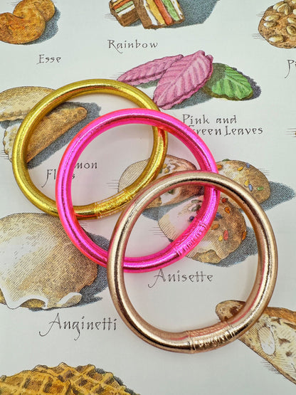 Luxe Thai Buddhist Temple Bracelets, Mantra Bangle, Kumlai