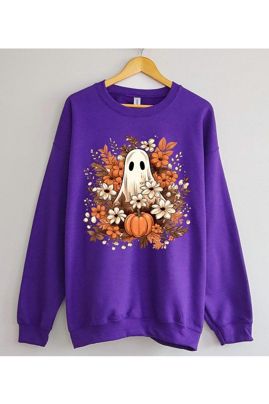 Autumn Ghost Unisex Fleece Sweatshirt