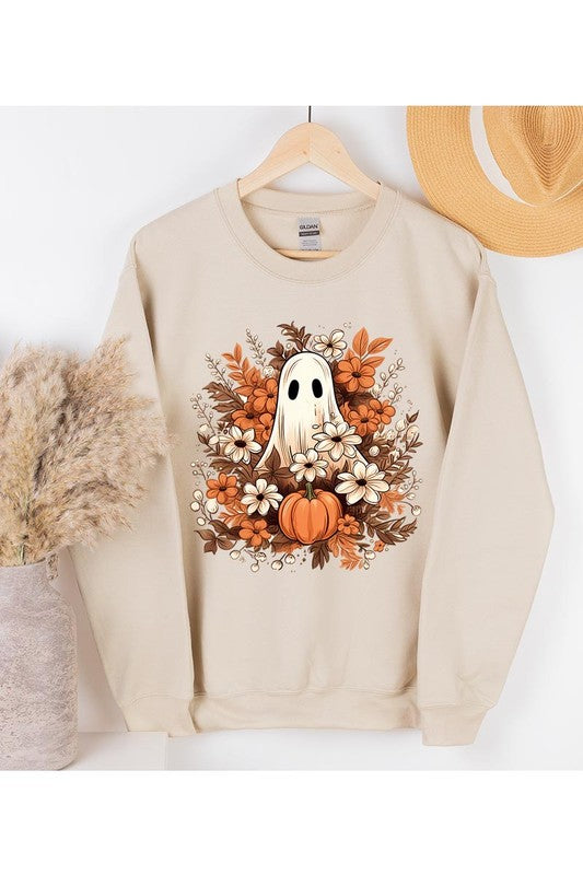 Autumn Ghost Unisex Fleece Sweatshirt