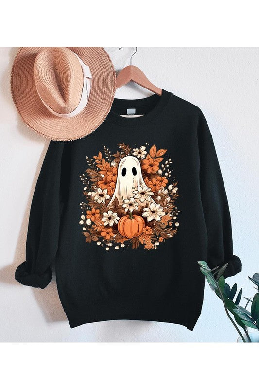 Autumn Ghost Unisex Fleece Sweatshirt