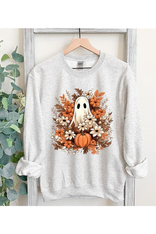 Autumn Ghost Unisex Fleece Sweatshirt
