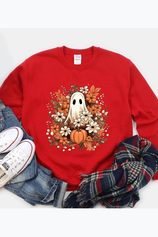 Autumn Ghost Unisex Fleece Sweatshirt