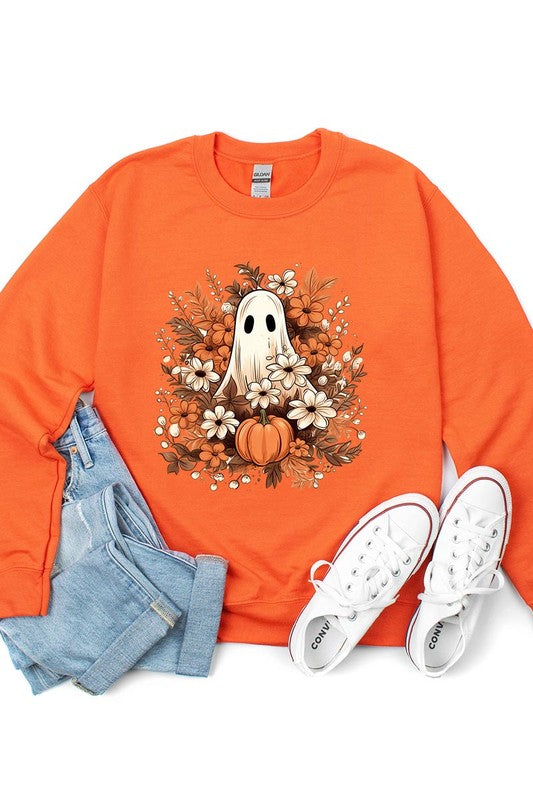 Autumn Ghost Unisex Fleece Sweatshirt