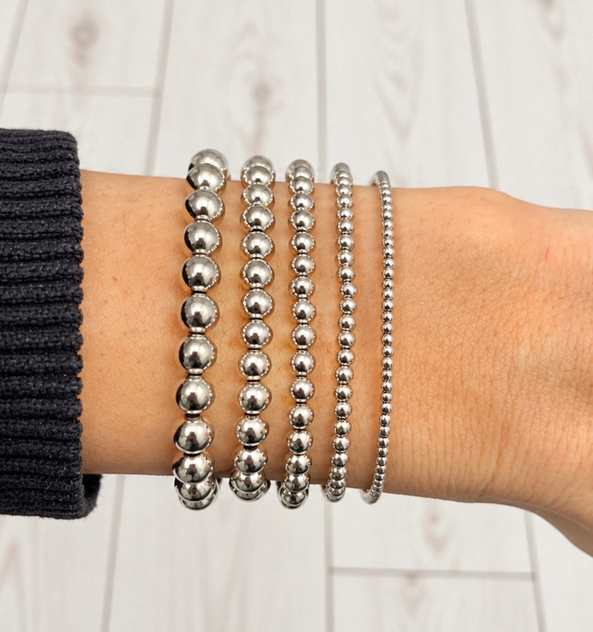 GOLD BALL BRACELETS - Stack or Individual