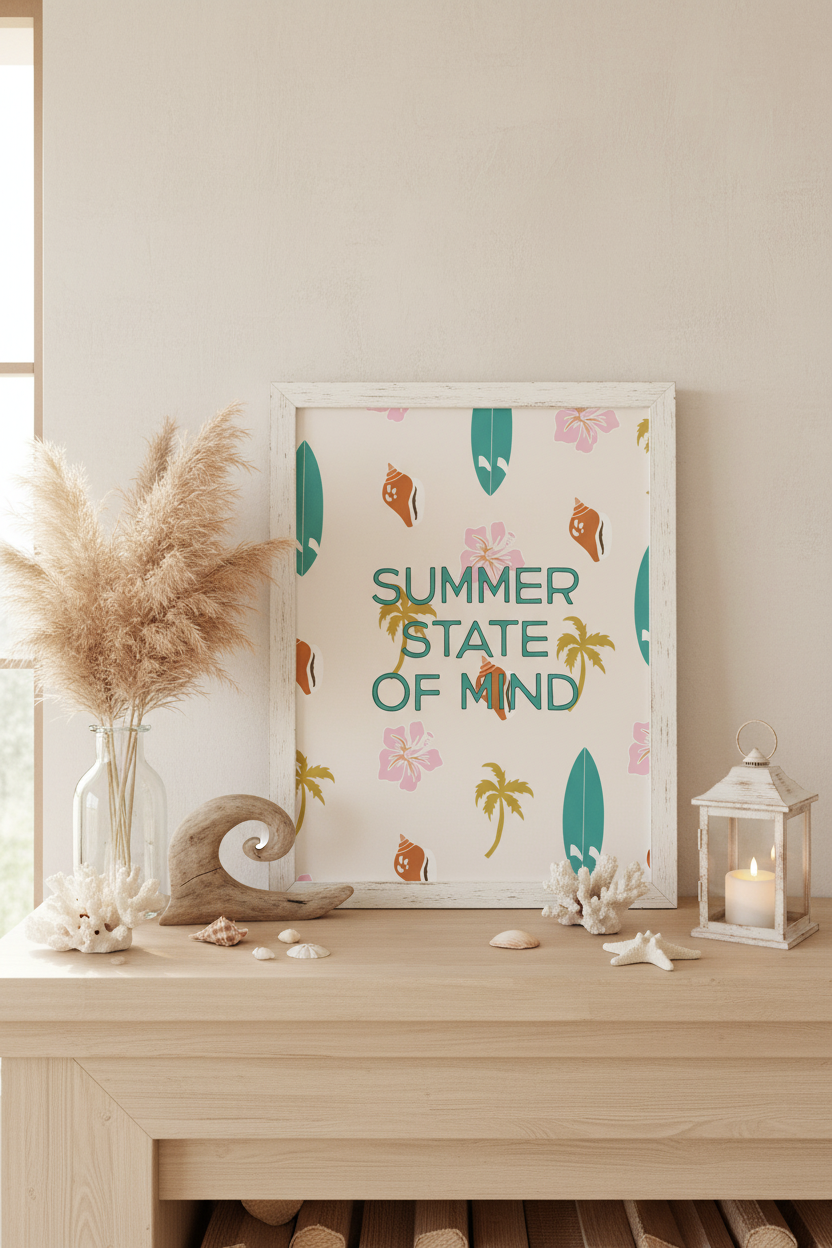 Summer State Of Mind Art Print