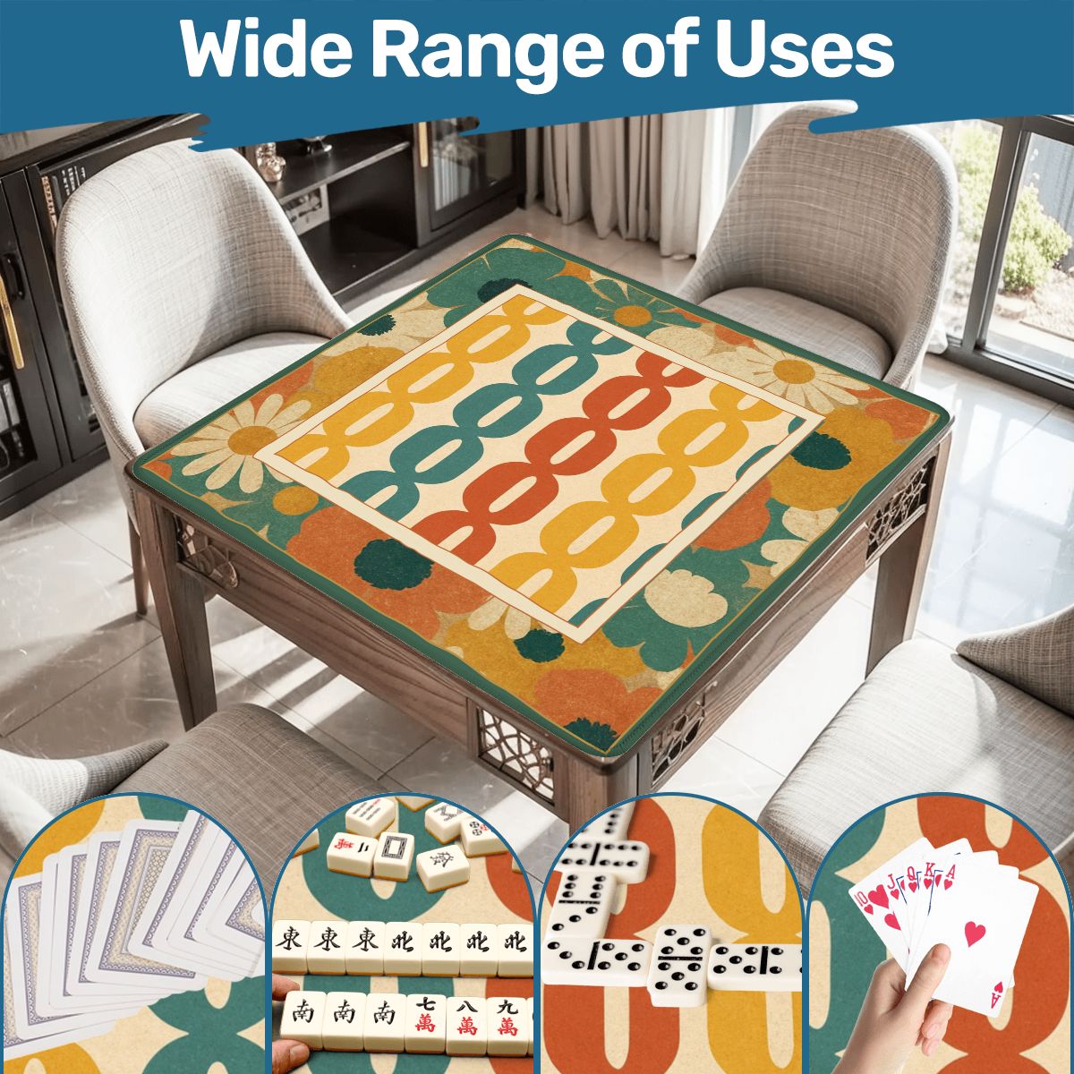 Modcentric Daisy Power Mahjong Mat