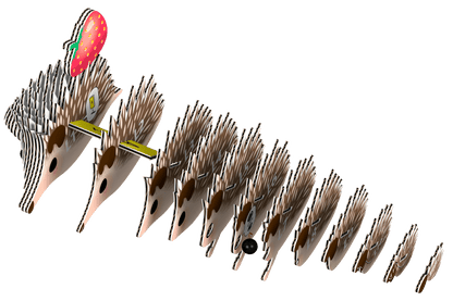 EUGY Hedgehog 3D Puzzle
