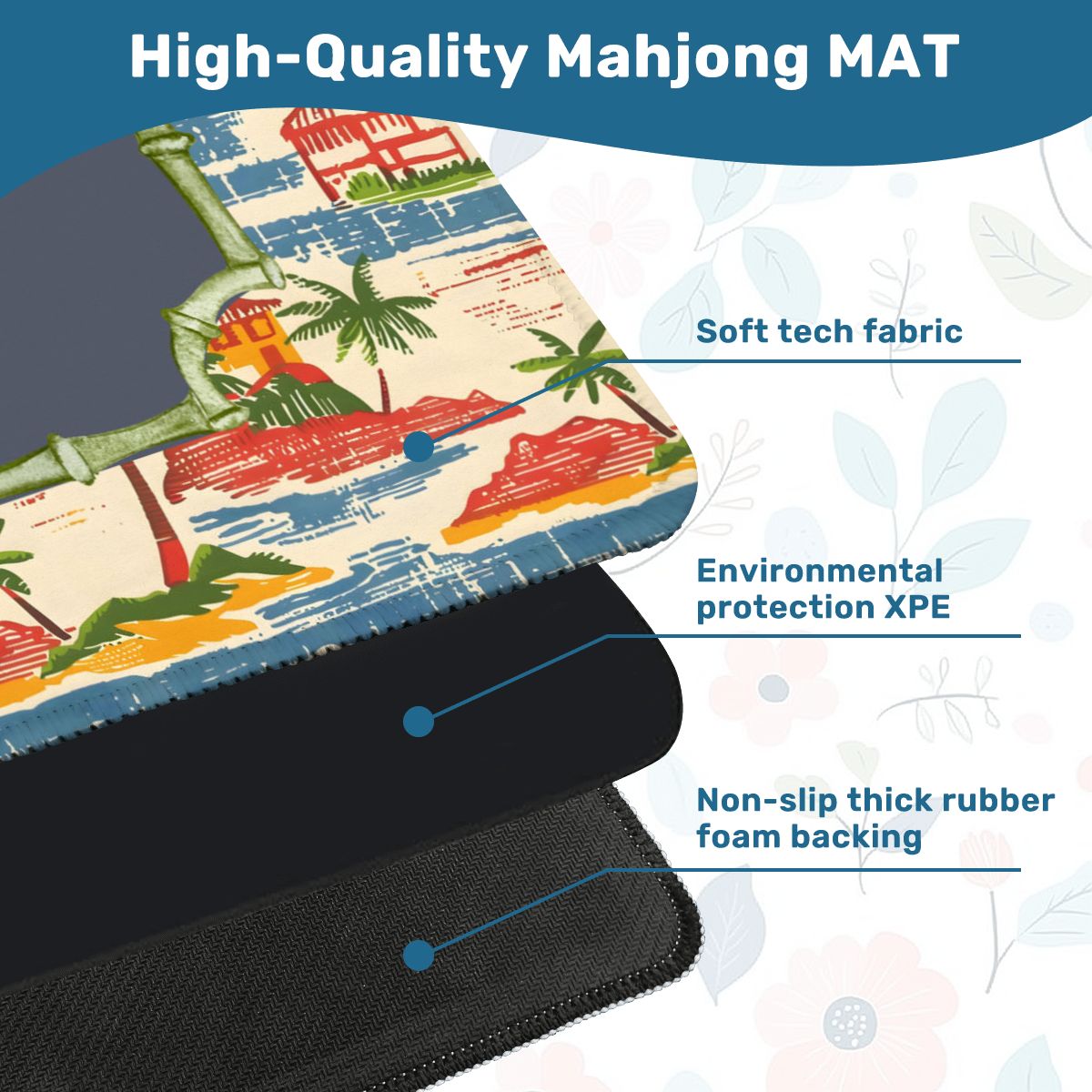 Old World Heritage Mini Mahjong Mat